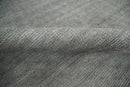 Modern Solid Gray Hand Woven 5x8 Wool and Viscose Rug
