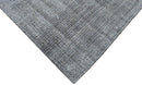 Modern Contemporary Black and White Hand Loom Wool 5x8 Area Rug