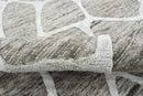 Modern Contemporary Brown Hand Tufted Wool 5x8 Area Rug