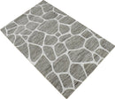 Modern Contemporary Brown Hand Tufted Wool 5x8 Area Rug
