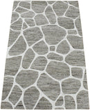 Modern Contemporary Brown Hand Tufted Wool 5x8 Area Rug