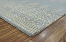 Hand Tufted 5x8 Gray And Beige Modern Style Wool Area Rug