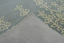Hand Tufted 5x8 Gray And Beige Modern Style Wool Area Rug