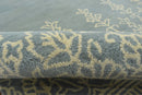 Hand Tufted 5x8 Gray And Beige Modern Style Wool Area Rug