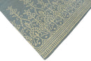 Hand Tufted 5x8 Gray And Beige Modern Style Wool Area Rug
