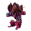 3D Printed Dragon Figurine Keychain | Multiple Colors | Black Sheep Products LLC