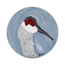 Sandhill Hand Painted Crane Coasters | Set of 6 | 4" x 4" | The Painted Attic