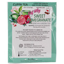 Sweet Pomegranate Tea | Sencha Green Tea | 12 Tea Bags | Caffeinated | Tea n More