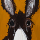 Delmar the Donkey Canvas Painting | 10" x 20" | The Painted Attic