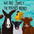 The Perfect Blend Large Family Wood Painting | 36" x 18" | The Painted Attic