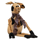 Rustic Sitting Cow | 14" x 6" | The Painted Attic