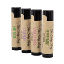 Lip Balm Set | Pack of 4  | Includes Peppermint, Vanilla Rose, Lime Basil, And Lavender Scents | The Salvy Lady