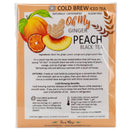SALE PAST DATED | Ginger Peach Tea | Cold Brew Black Tea | 2 Pitcher Bags | Caffeinated | Tea n More
