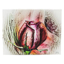 Rose Painting | White Canvas | 14.25" x 11" | Journey West Photographer