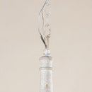 6-Light French Country Candle-Style Chandelier in Distressed