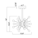 6-Light Industrial Pendant Lighting