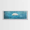 The Cloud - Modern Wall Art - Boho Art - Minimalist Art - Home Decor - Gift Idea - Canvas Wall Art - Overszied Art - Panoramic Art