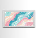 Retro 90s Style Wall Art, Bedroom Wall Decor, Aesthetic Decor, Vaporwave Wall Art, Pastel Shades Painting