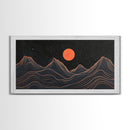 Retro Abstract Art, Art Deco Style, Atomic Age Inspired Wall Art, Pueblo Style Southwestern Art