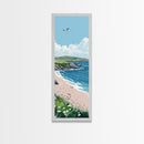 Framed Canvas Print Irish Coastal Art Above Bed Art Nautical Wall Art Ireland Painting Coastal Landscape Ocean Lover's Nautical Decor