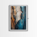 Textured Abstract, Moody Wall Art, Canvas Print, Wabi Sabi Art, Rustic Decor, Southwest Wall Art, Modern Art, Gift Idea, Living Room Art