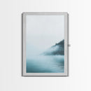 Misty Waters, Lake Tahoe Art, Moody Art, Coastal Landscape, Nautical Wall Art, Wabi Sabi Art, Minimalist Art, Canvas Print