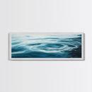 Tranquil Water Ripples Canvas Print, Minimalist Ocean Wall Art, Zen Spa Decor, Modern Abstract Water Art, Living Room Decor