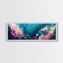 Underwater Coral Reef Canvas Print, Vibrant Ocean Life Wall Art, Marine Aesthetic, Coastal Home Decor, Sea Lovers Gift