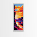 Grand Canyon, River View, Sunset Painting, Canvas Print, Western Landscape, Earthy Tones, Living Room Art, Southwest Home Aesthetic
