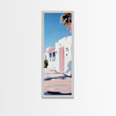 Modern Desert Home, Pink Aesthetic, Minimalist Wall Art, Framed Canvas Print, Southwestern Decor, Boho Art, Living Room Wall Art