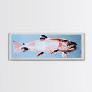 Vibrant Fish, Abstract Art, Ocean Lover Decor, Modern Coastal Home, Colorful Wall Art, Canvas Print, Unique Nautical Aesthetic