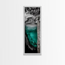Abstract Landscape, Nature Wall Art, Modern Home Decor, Canvas Print, Blue Green Painting, Living Room Artwork, Large Wall Art