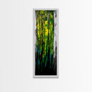 Abstract Forest, Green Nature, Textured Painting, Boho Wall Art, Canvas Print, Modern Home Decor, Living Room Art, Earthy Tones