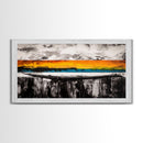 Dramatic Sunset, Abstract Horizon, Vibrant Colorful Art, Bold Nature Wall Art, Southwest Painting, Large Statement Art, Canvas Print
