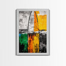 Surfboard Art, Coastal Wall Print, Beach House Decor, Nautical Aesthetic, Ocean Inspired, Contemporary Painting, Canvas Print
