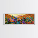 Floral Pipe Still Life, Colorful Mountain Flowers, Nature Decor, Canvas Print, Southwestern Wall Art, Rustic Autumn Vibe, Kitchen Accent