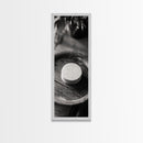 Artisan Soap Closeup, Rustic Spa Detail, Monochrome Still Life, Framed Canvas Print, Bathroom Decor, Minimalist Art, Cozy Home Accent