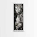 Mountain Stream, Flowing Water, Canyon Trail, Canvas Print, Nature Adventure Art, Rustic Cabin Decor, Bathroom Wall Accent, Entryway Accent