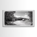 Camper Vans, Nature Escape, Forest Glamping, Sunny Grove, Canvas Print, Rustic Wall Art, Adventure Lover Gift, Living Room Decor