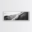 Rope Detail, Coastal Texture, Closeup Knot, Framed Canvas Print, Nautical Wall Decor, Minimalist Wall Art, Beach Home Accent, Ocean Print