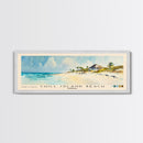 Chill Island Beach, Bahamas Watercolor Beach Print, Vacation Gift, Bahamas Wall Art, Framed Canvas Print, Framed Beach Painting