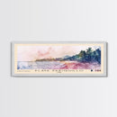 Playa Pariquillo, Cuba Watercolor Print, Vacation Gift, Cuba Wall Art, Beach Painting, Beach Decor, Large Wall Art, Wood Frame Art