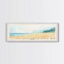 Solheimasandur Beach, Iceland Watercolor Print, Vacation Gift, Iceland Wall Art, Beach Painting, Beach Decor, Large Wall Art, Wood Frame Art