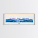 Vancouver Island, Canada Watercolor Beach Print, Vacation Gift, Canada Wall Art, Framed Canvas Print, Framed Beach Painting