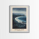 Byron Bay, Australia Watercolor Beach Print, Vacation Gift, Australia Wall Art, Beach Painting, Beach Decor, Beach Painting
