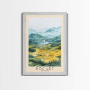 Doc Let, Vietnam Watercolor Print, Vacation Gift, Vietnam Wall Art, Beach Painting, Beach Decor, Large Wall Art, Wood Frame Art