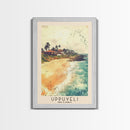 Uppuveli, Sri Lanka Watercolor Beach Print, Vacation Gift, Sri Lanka Wall Art, Beach Painting, Beach Decor, Beach Painting