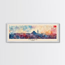 Adana Turkey  Travel Art, City Art, Framed Canvas Print or Metal Wall Art, Europe Travel Poster, Panoramic Wall Art, Extra Wide Wall Art