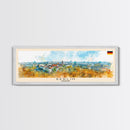 Berlin Germany Travel Print Wall Art, Panoramic City Art, Travel Art, Wall Decor, Vacation Gift, Framed Canvas Print Or Metal Art