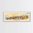 Poarevac Serbia Travel Print Wall Art, Panoramic City Art, Travel Art, Wall Decor, Vacation Gift, Framed Canvas Print Or Metal Art